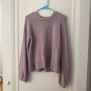 Madewell Purple Crewneck Sweater
